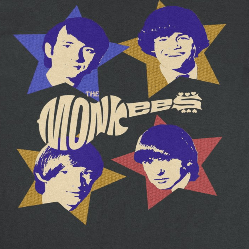 The Monkees Stars Band T-Shirt - Indie Vinyl Den
