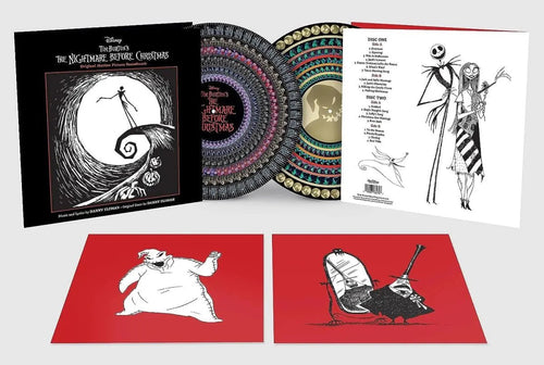 Tim Burton The Nightmare Before Christmas 2xLP Zoetrope Vinyl