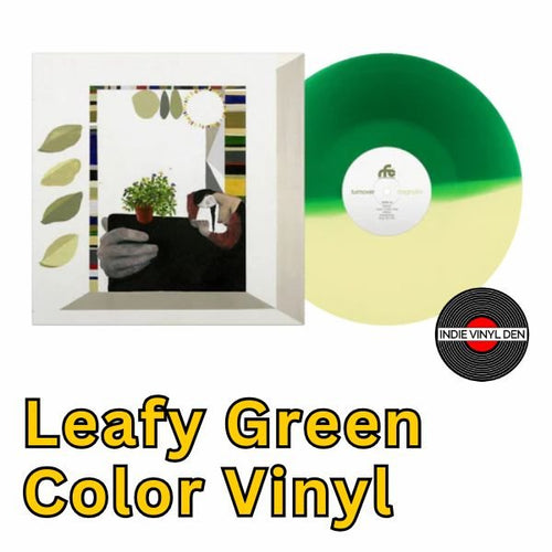 Turnover Magnolia Leafy Green Half and Half Color Vinyl Record - Indie Vinyl Den