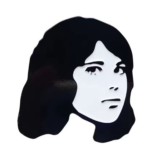 TV Girl Face - Enamel Pin