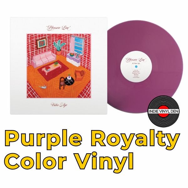 Video Age - Pleasure Line - Purple Royalty Color Vinyl Record