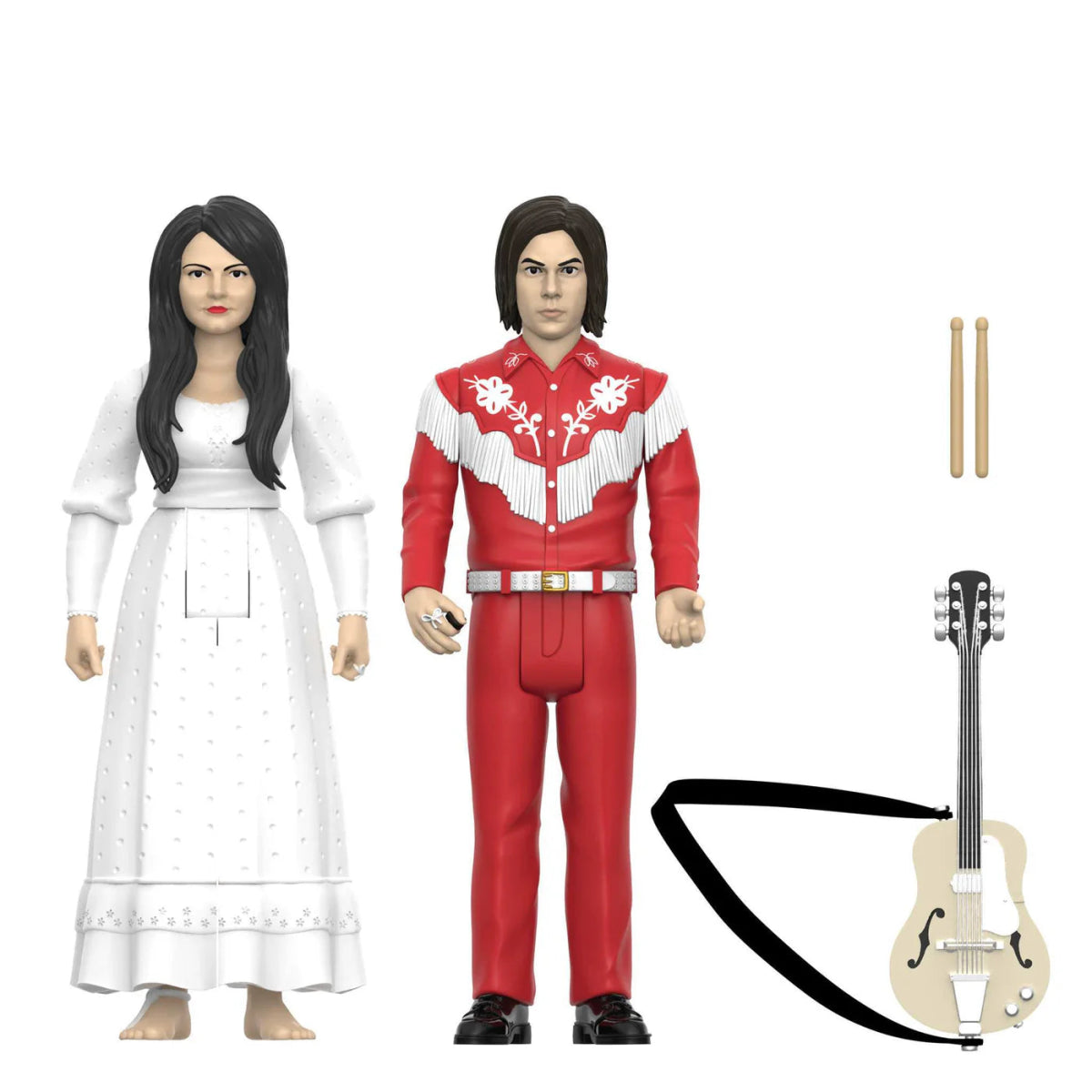 White Stripes 2 - Pack (Elephant) Figure Set - Super7 - Indie Vinyl Den