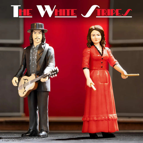 White Stripes 2 - Pack (Get Behind Me Satan) Figure Set - Super7 - Indie Vinyl Den