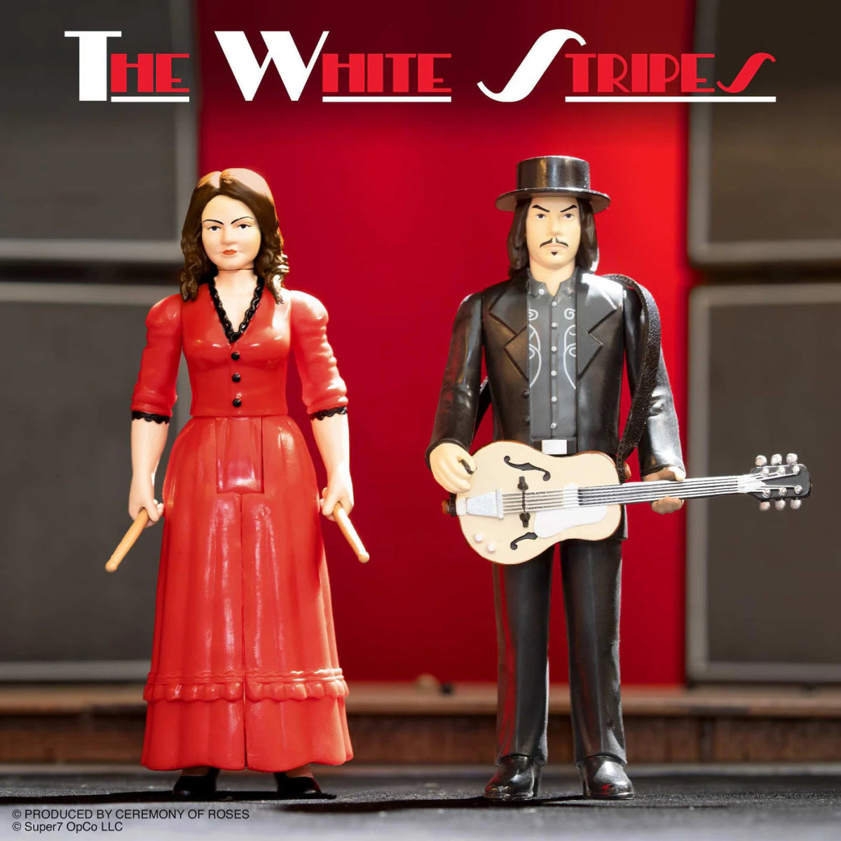 White Stripes 2 - Pack (Get Behind Me Satan) Figure Set - Super7 - Indie Vinyl Den