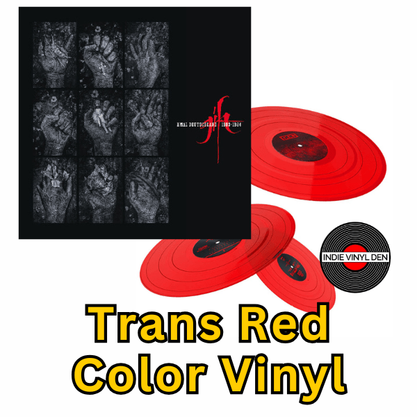 Xmal Deutschland - Gift The 4AD Years - Trans Red Color Vinyl Record Deluxe 3xLP
