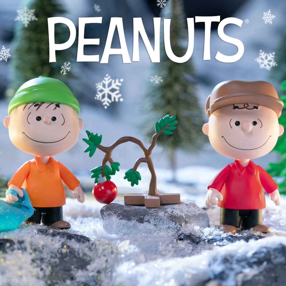 A Charlie Brown Christmas Peanuts ReAction Figure Holiday Box Set - Super7 - Indie Vinyl Den