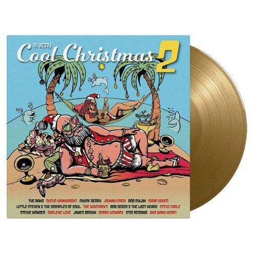 A Very Cool Christmas 2 - Various Artists - Gold Color Vinyl Record 2LP - Indie Vinyl Den