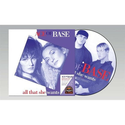 Ace Of Base - All That She Wants - 30th Anniversary Picture Disc Vinyl Record - Indie Vinyl Den