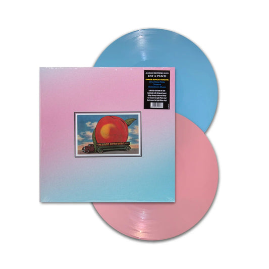 Allman Brothers Band - Eat A Peach - Pink & Blue Color Vinyl Record Import - Indie Vinyl Den