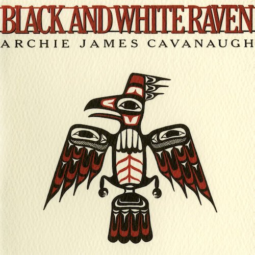 Archie James Cavanaugh - Black And White Raven - Clear + Red/Black Splatter Vinyl - Indie Vinyl Den