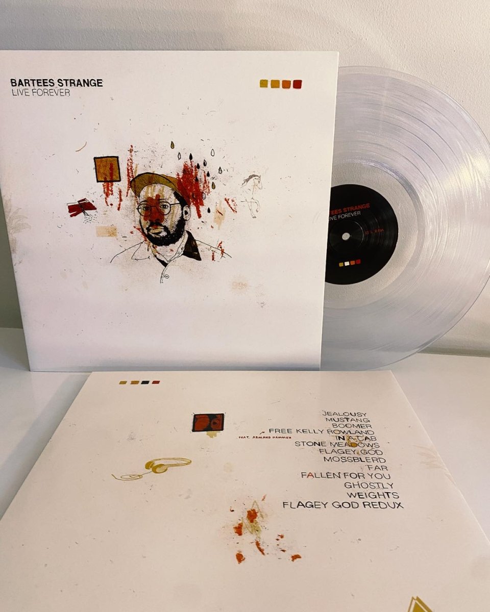 Bartees Strange - Live Forever - Deluxe Clear Color Vinyl Record - Indie Vinyl Den