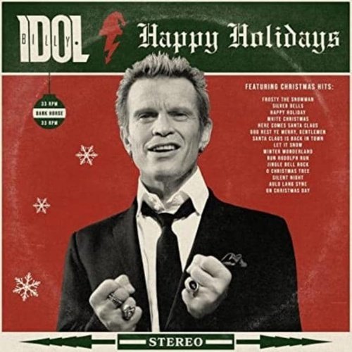 Billy Idol - Happy Holidays - White Color Vinyl Record LP New - Indie Vinyl Den