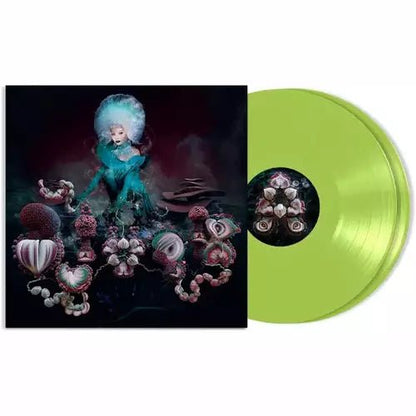 BJÖRK - FOSSORA - Lime Green Vinyl Record 2LP Import - Indie Vinyl Den