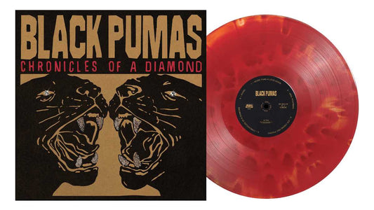 Black Pumas - Chronicles Of A Diamond - Cloudy Clear & Red Color Vinyl - Indie Vinyl Den