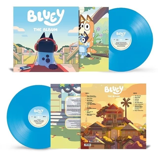 Bluey - Bluey, The Album - Bluey Color Vinyl Record - Indie Vinyl Den