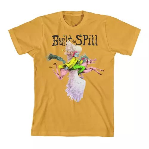Built to Spill When The Wind Forgets Your Name Yellow T-Shirt 