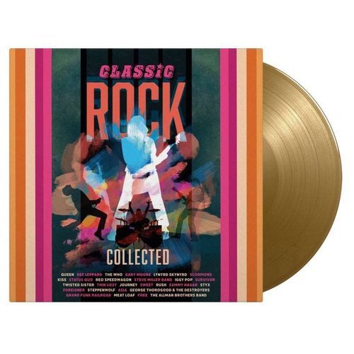 Classic Rock Collected - Various Artists - Gold Color Vinyl 2LP 180g Import Audiophile