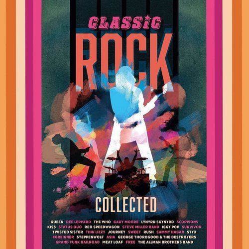 Classic Rock Collected - Various Artists - Gold Color Vinyl 2LP 180g Import Audiophile