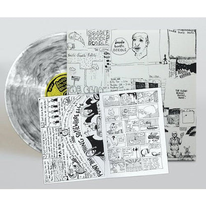 깨끗한, 밴든 밴드 밴딩 ep - 피크 비닐 레코드 화이트 & 블랙 소용돌이 색상