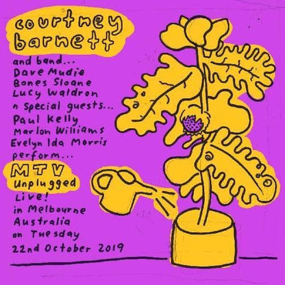 Courtney Barnett - MTV Unplugged Live In Melbourne (Aqua Blue Color Vinyl)  (4381363011648)