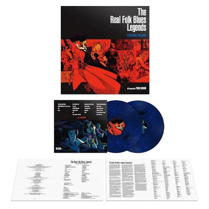 Cowboy Bebop: The Real Folk Blues Legends - Seatbelts - Dark Blue marbled color vinyl - Indie Vinyl Den