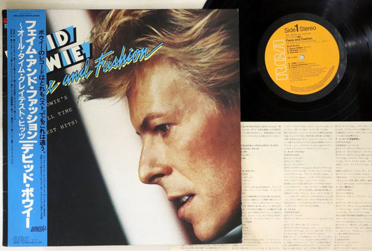 David Bowie - Fame And Fashion (David Bowies All Time Greatest Hits) - Japanese Vintage Vinyl Indie Vinyl Den 