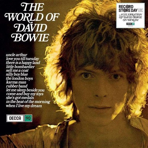 David Bowie - The World Of David Bowie - Blue Color Vinyl Record LP