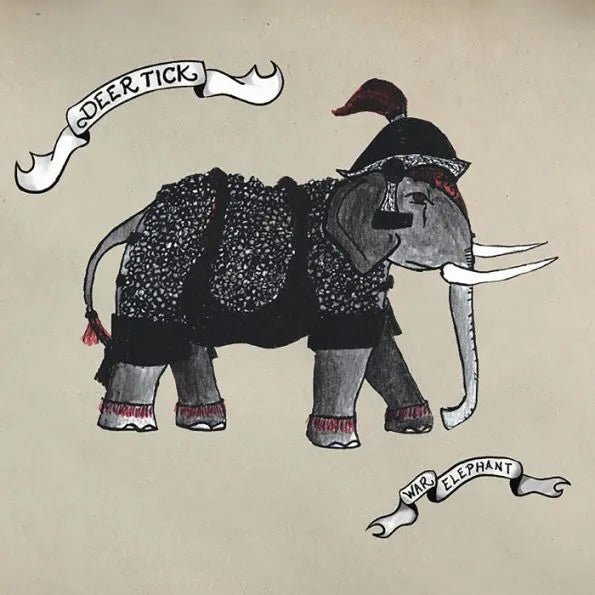 Deer Tick - War Elephant - Original Cover - Gray Color Vinyl Indie Vinyl Den 