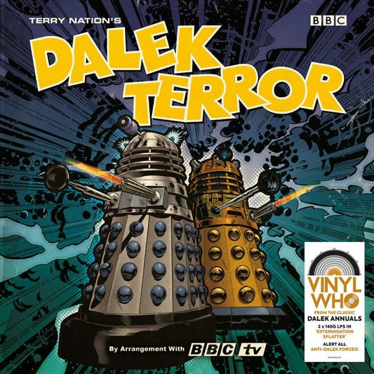 Dr. Who - Dalek Terror - 180-Gram 'Extermination Splatter' Color Vinyl 2LP - Indie Vinyl Den