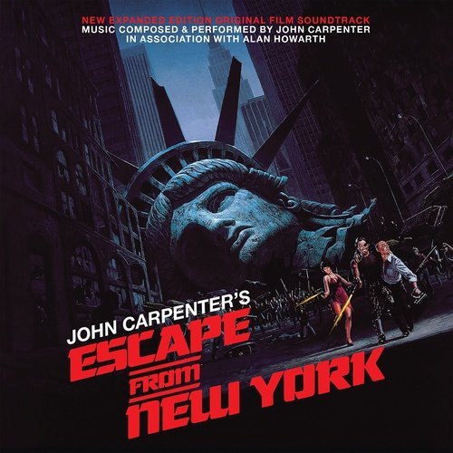 Escape From New York - Original Movie Soundtrack by John Carpenter - Transparent Red Color Vinyl 2LP - Indie Vinyl Den