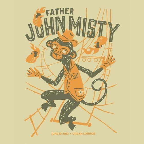 FATHER JOHN MISTY 2013 Gig Poster - Indie Vinyl Den