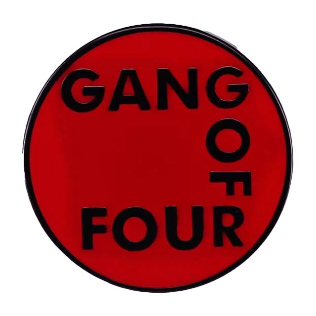 Gang of Four Enamel Pin - Indie Vinyl Den
