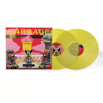 Garbage - Anthology - Transparent Yellow Color Vinyl Record 2LP Import - Indie Vinyl Den