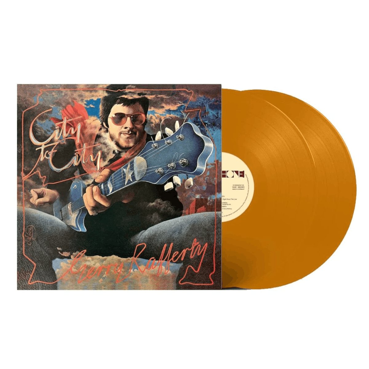 Gerry Rafferty - City to City - Orange Color Vinyl Record - Indie Vinyl Den