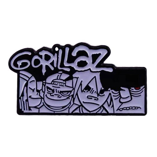 Gorillaz Band Enamel Pin - Indie Vinyl Den