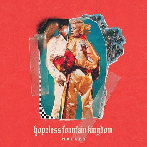 Halsey - Hopeless Fountain Kingdom - Cloudy Clear Teal Splatter Color Vinyl LP - Indie Vinyl Den