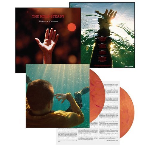 Hold Steady - Heaven Is Whenever [Limited Orange Red Marble Color Vinyl Record] - Indie Vinyl Den