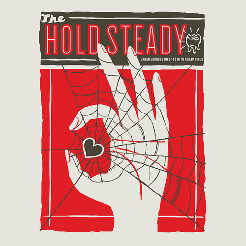HOLD STEADY (ok) 2014 Gig Poster - Indie Vinyl Den
