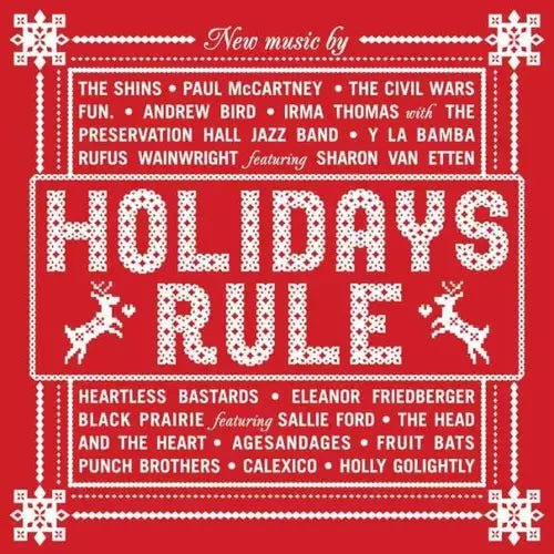 Holidays Rule - Various Artists - Translucent Red Color Vinyl 2LP - Indie Vinyl Den
