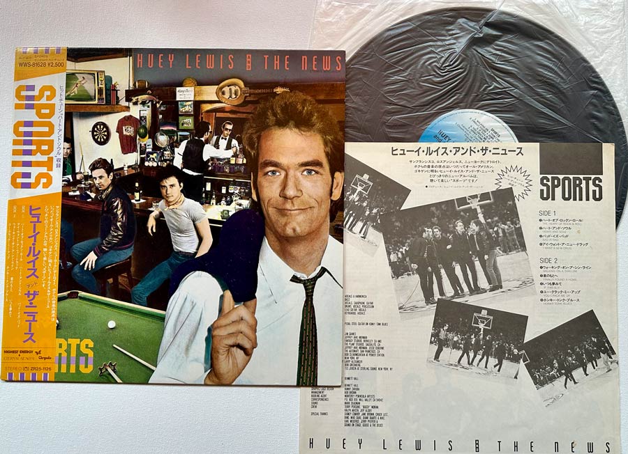 Huey Lewis & the News - Sports - Japanese Vintage Vinyl - Indie Vinyl Den
