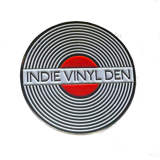 IndieVinylDen.com Enamel Pin - Indie Vinyl Den