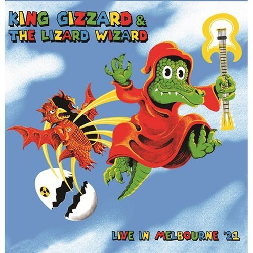 King Gizzard and the Lizard Wizard - Live In Melbourne '21 - Yellow Color Vinyl Record 2LP - Indie Vinyl Den