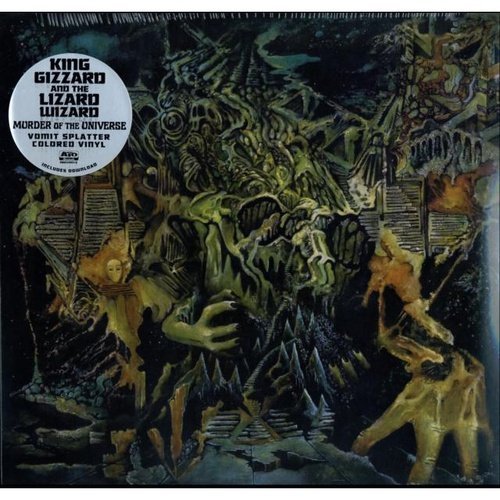 King Gizzard and The Lizard Wizard - Murder of the Universe [Limited Transparent Green with Yellow Splatter Color Vinyl] - Indie Vinyl Den