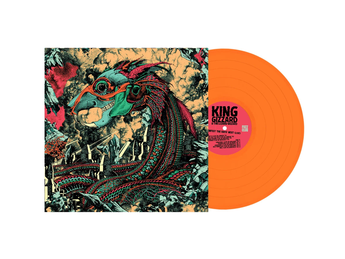 King Gizzard & The Lizard Wizard - Infest The Rats' Nest Live - Orange Crush Color Vinyl - Indie Vinyl Den