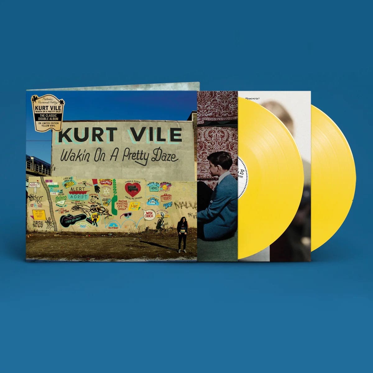 Kurt Vile- Wakin On A Pretty Daze - Yellow Color 2LP Vinyl - Indie Vinyl Den