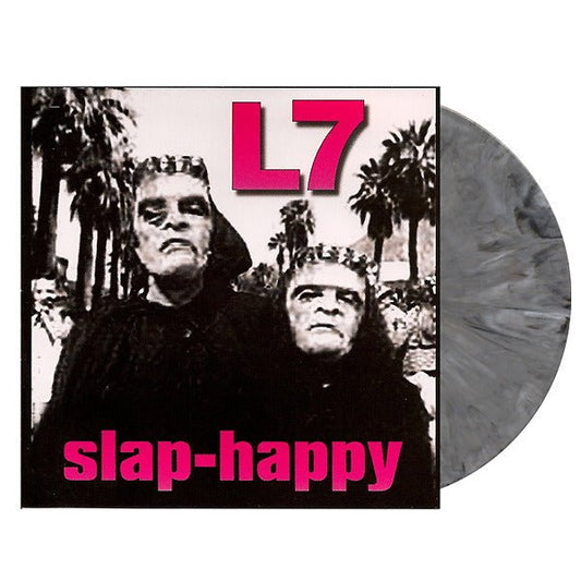 L7 - Slap Happy - Grey Marble Color Vinyl - Indie Vinyl Den