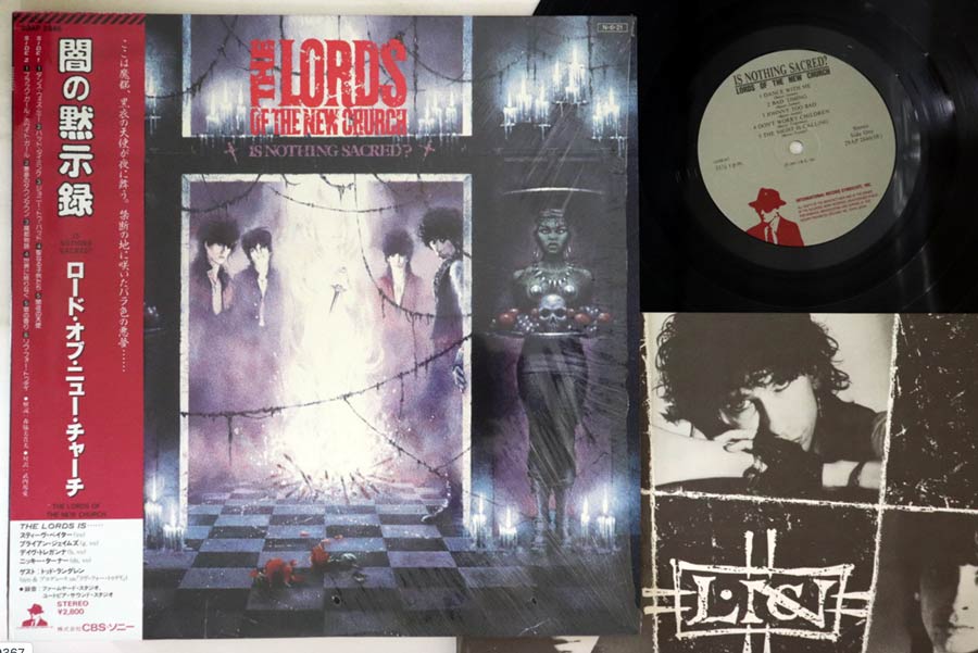 Lords Of The New Church - Is Nothing Sacred - Japanese Vintage Vinyl - Indie Vinyl Den