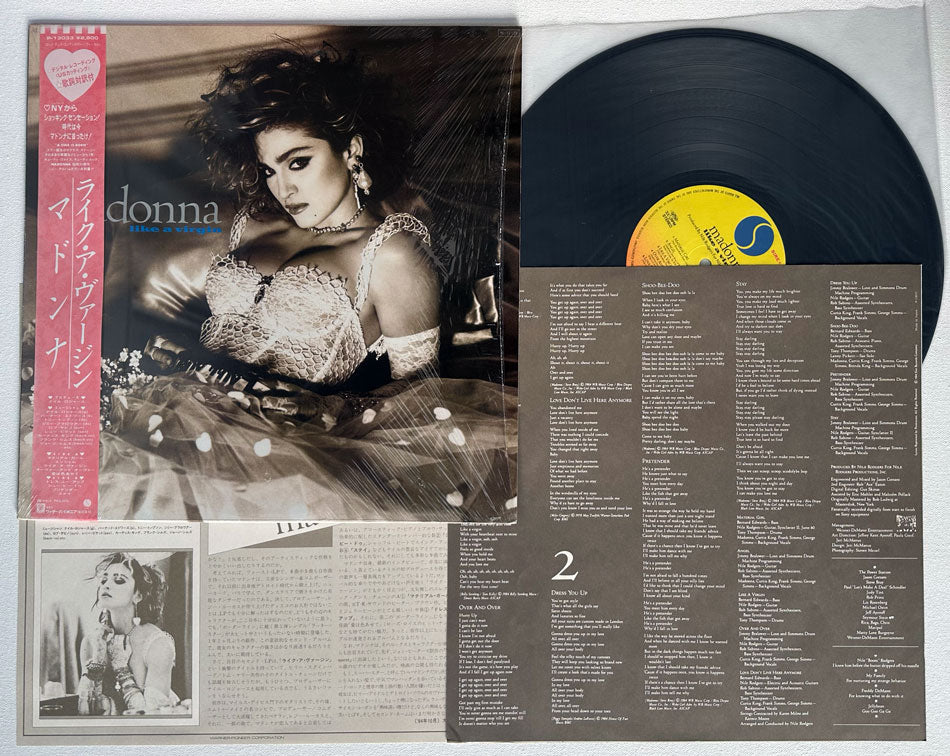 Madonna - Like A Virgin - Japanese Vintage Vinyl - Indie Vinyl Den