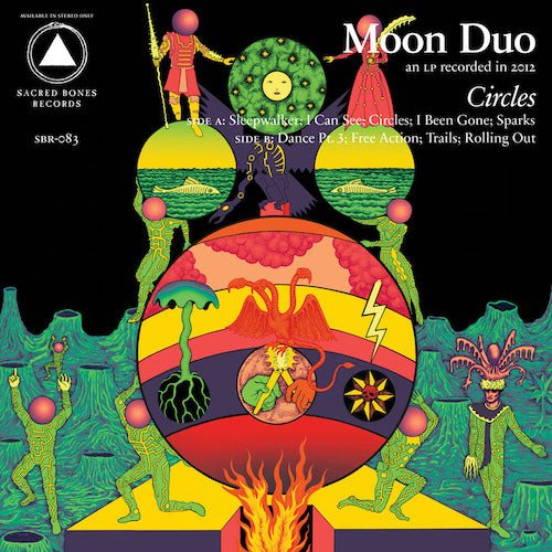 Moon Duo - Circles - Green Color Vinyl LP - Indie Vinyl Den