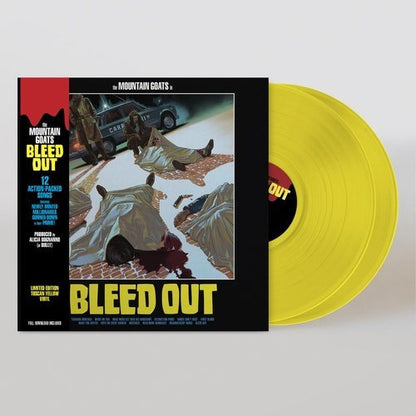 Mountain Goats - Bleed Out - Yellow Color Vinyl Record 2LP - Indie Vinyl Den